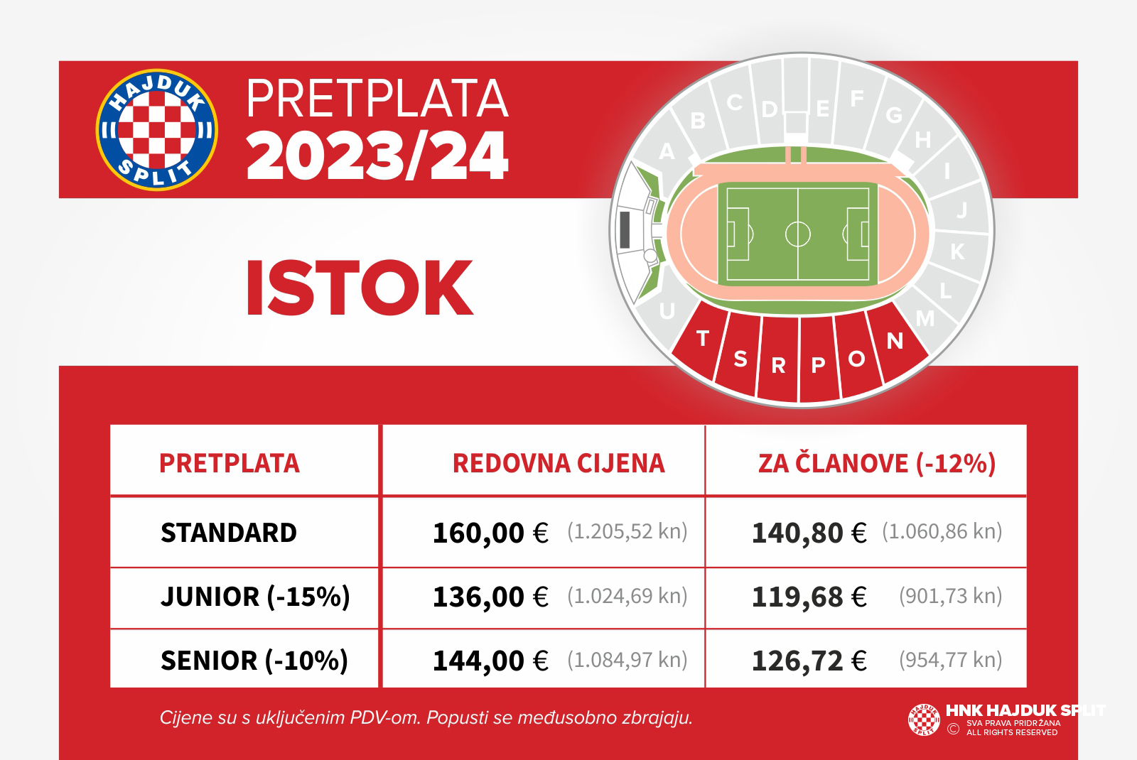 Buy Hajduk Split Tickets 2023/24