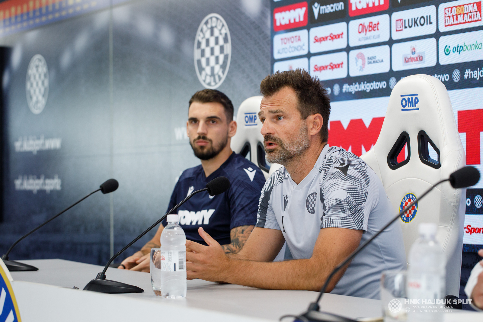 Konferencija za medije uoči utakmice Hajduk - PAOK