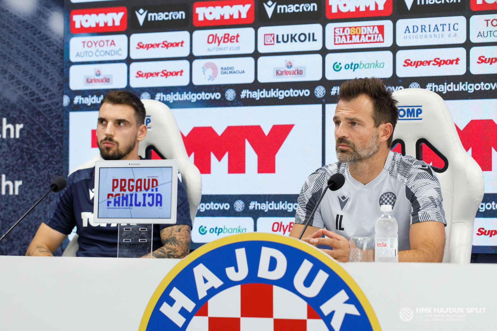 Konferencija za medije uoči utakmice Hajduk - PAOK