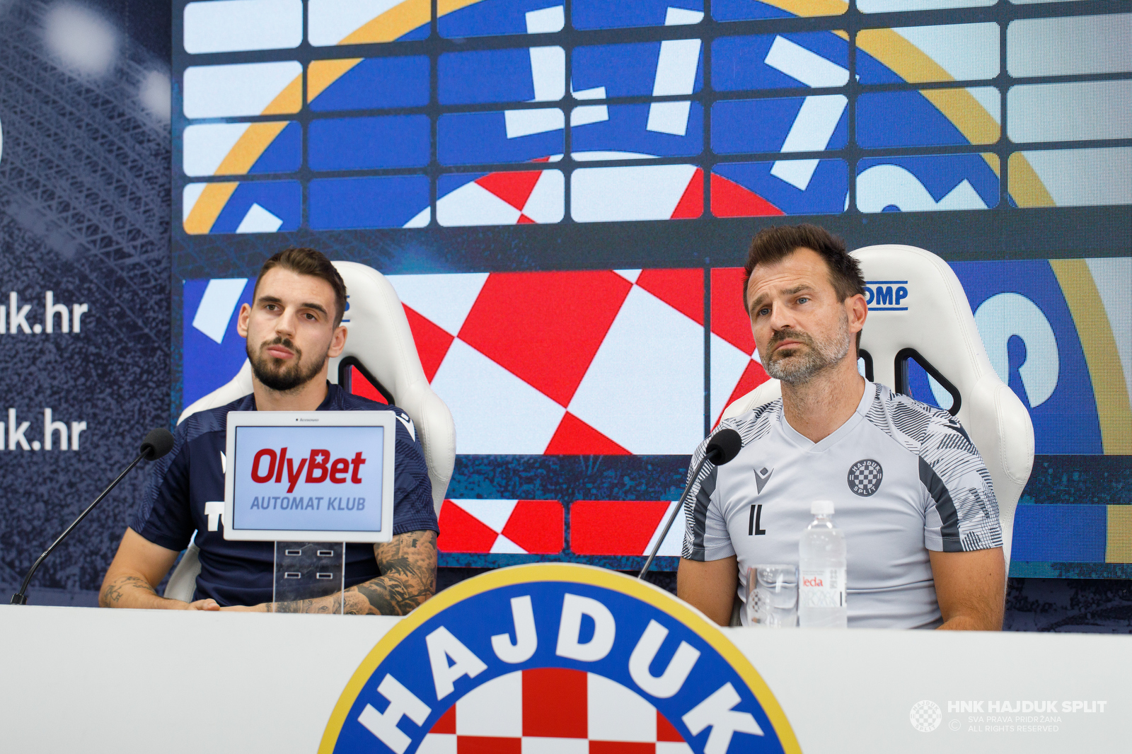 Konferencija za medije uoči utakmice Hajduk - PAOK