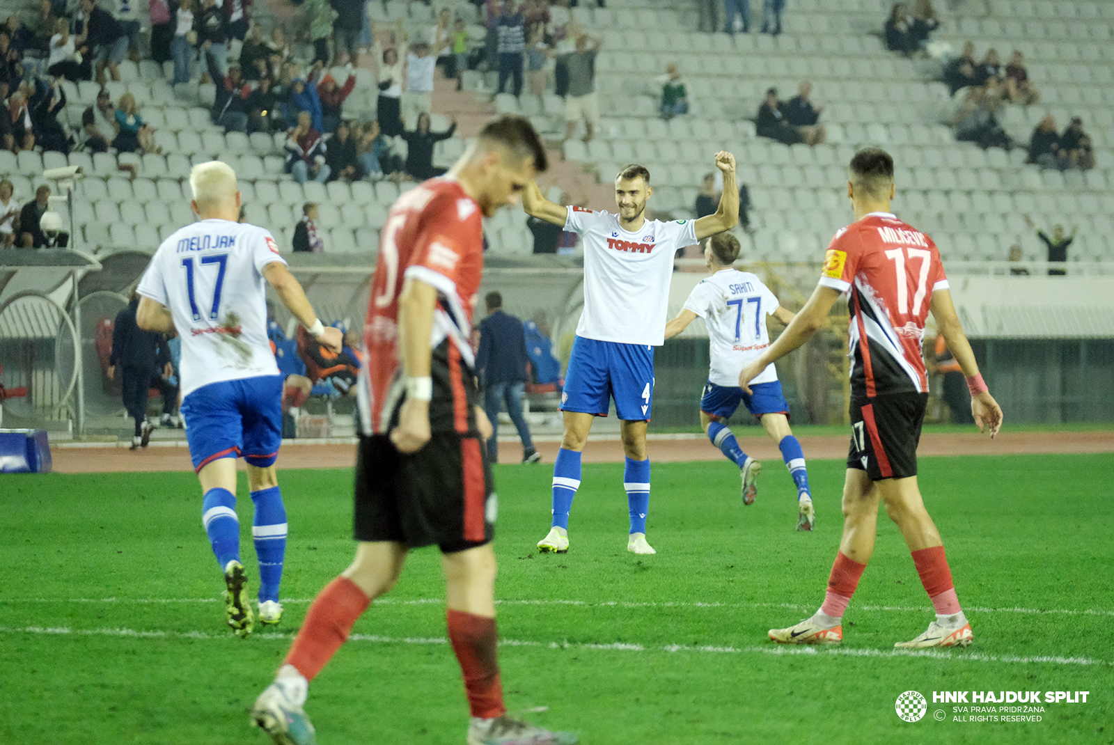 Sahiti, starter in Hajduk's triumph 