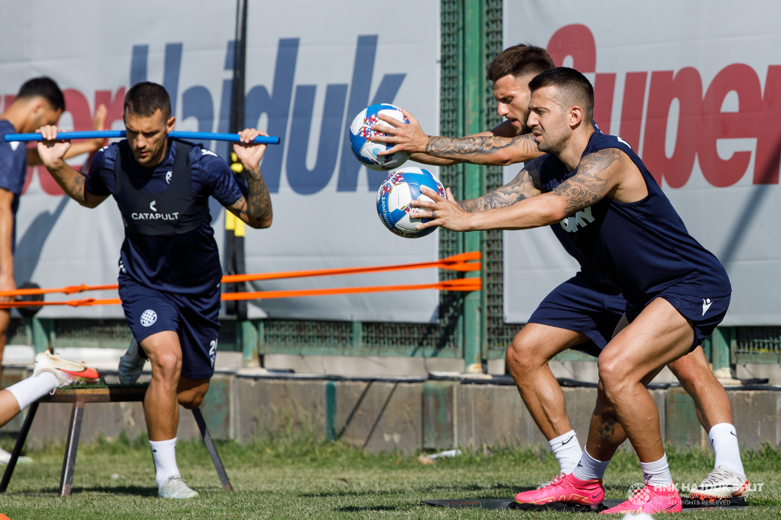 Trening u tjednu uoči derbija