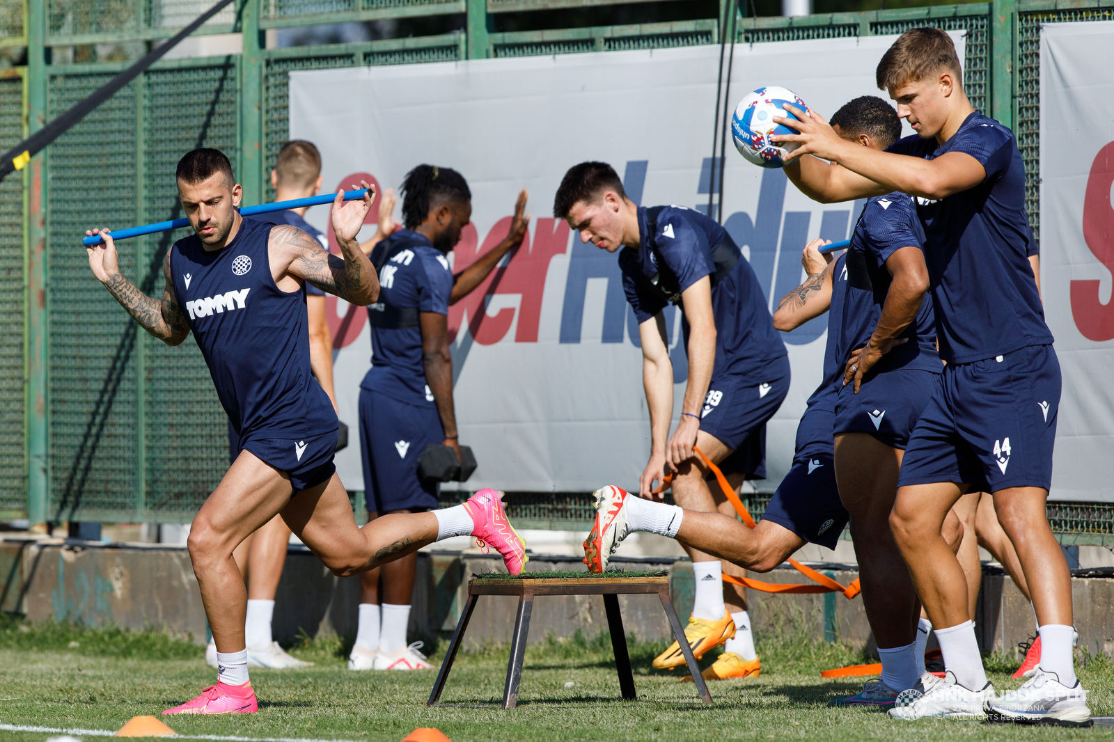 Trening u tjednu uoči derbija