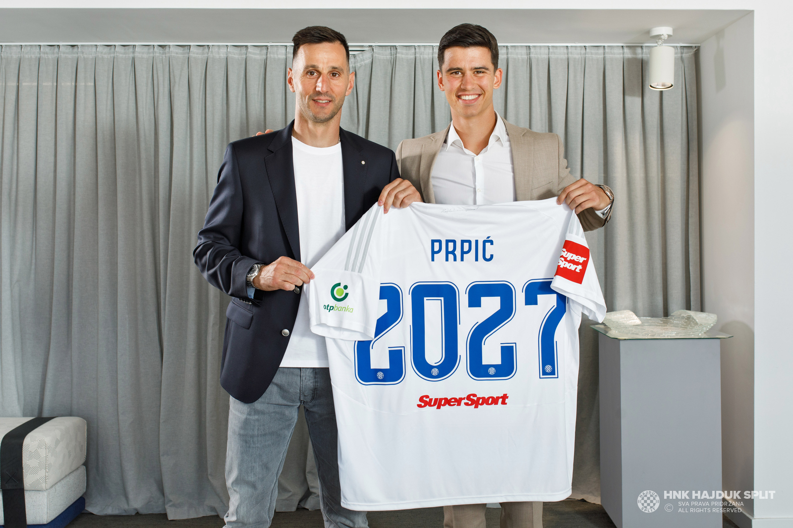 Dominik Prpić produžio vjernost Hajduku do 2027. godine