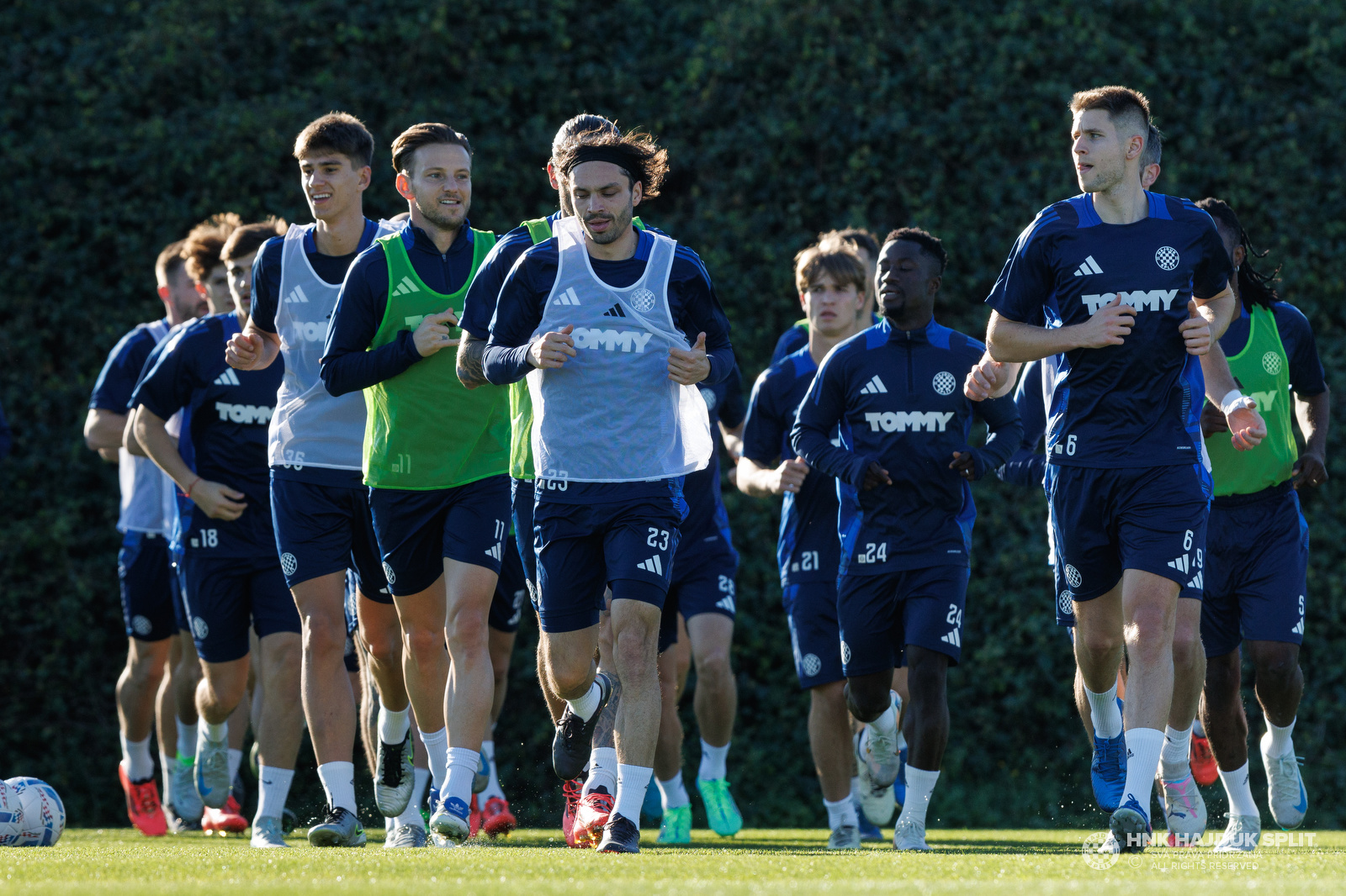 Regeneracijski trening nakon prve utakmice u Španjolskoj