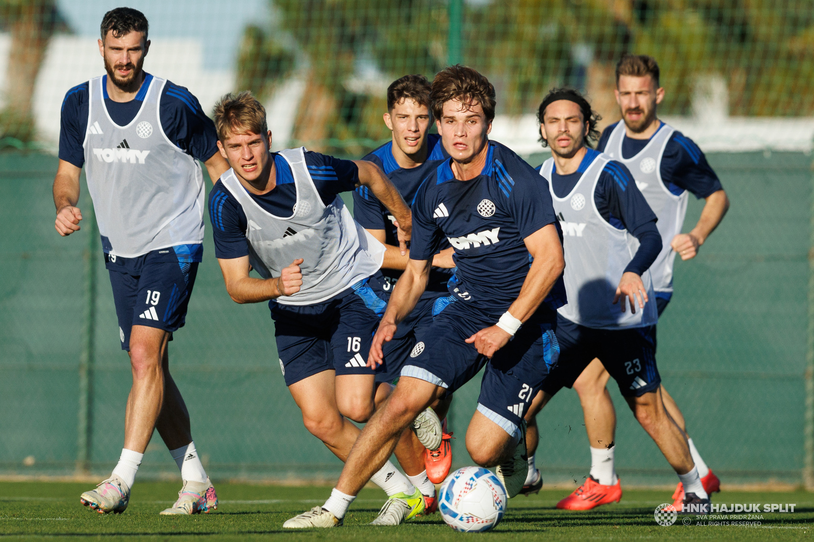 Regeneracijski trening nakon prve utakmice u Španjolskoj