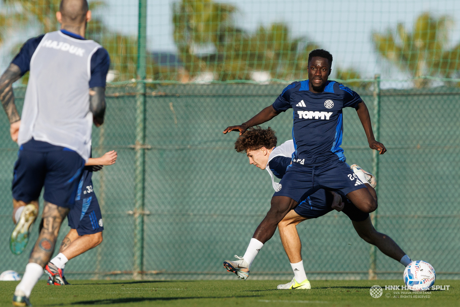 Regeneracijski trening nakon prve utakmice u Španjolskoj