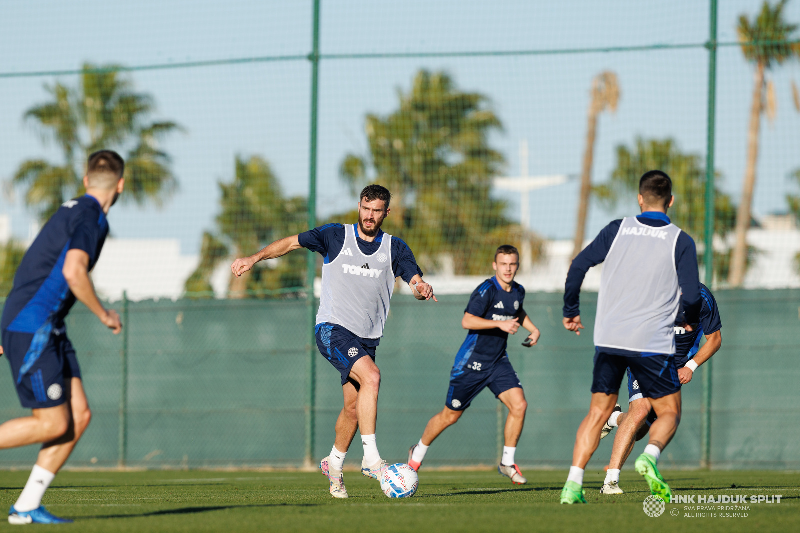 Regeneracijski trening nakon prve utakmice u Španjolskoj