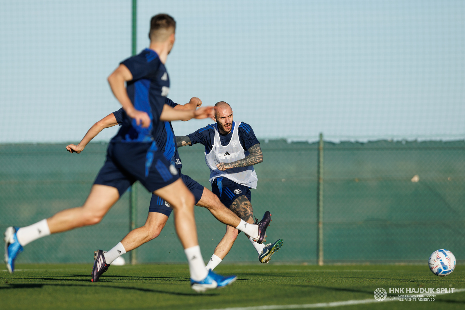 Regeneracijski trening nakon prve utakmice u Španjolskoj