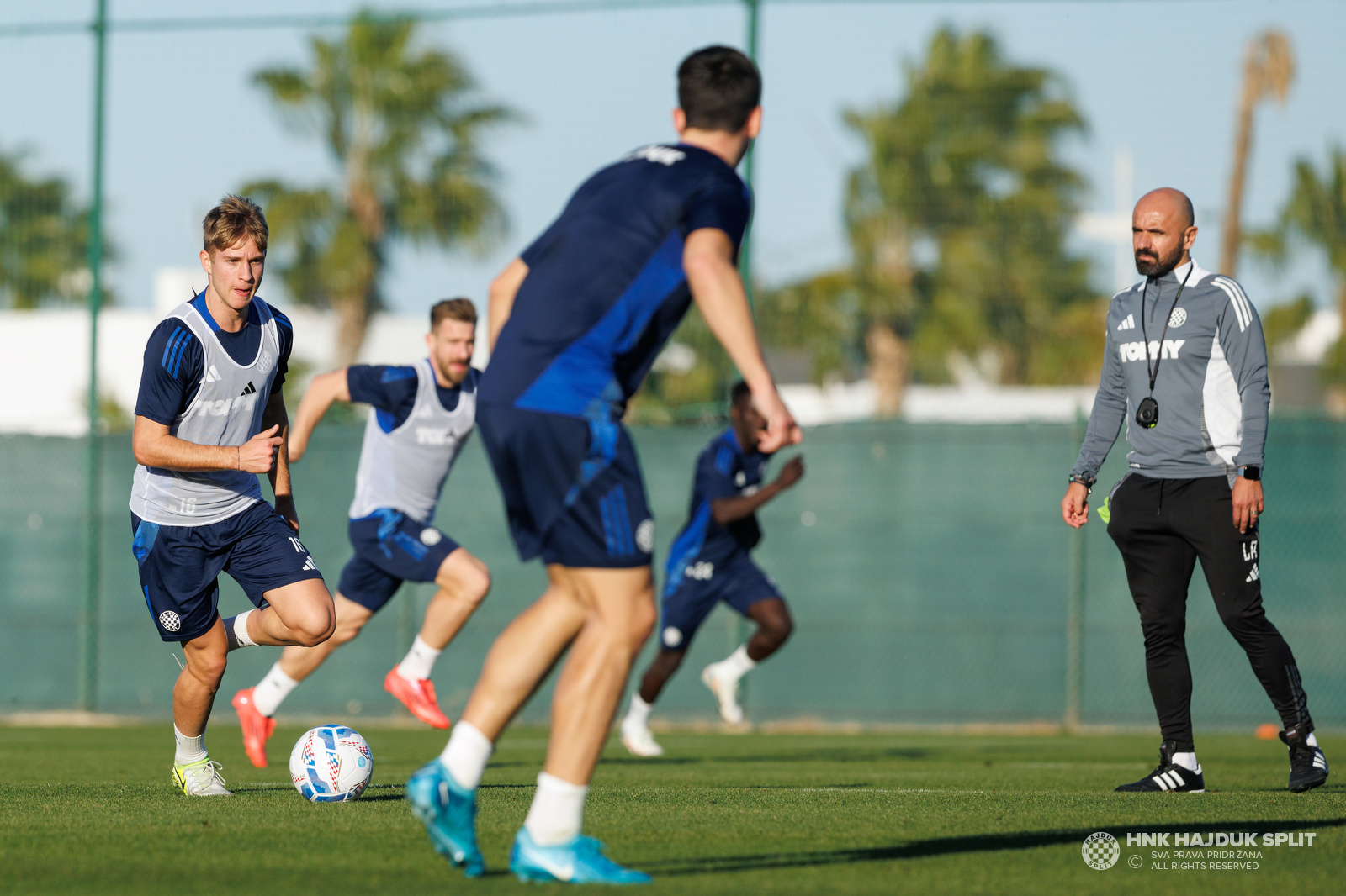 Regeneracijski trening nakon prve utakmice u Španjolskoj