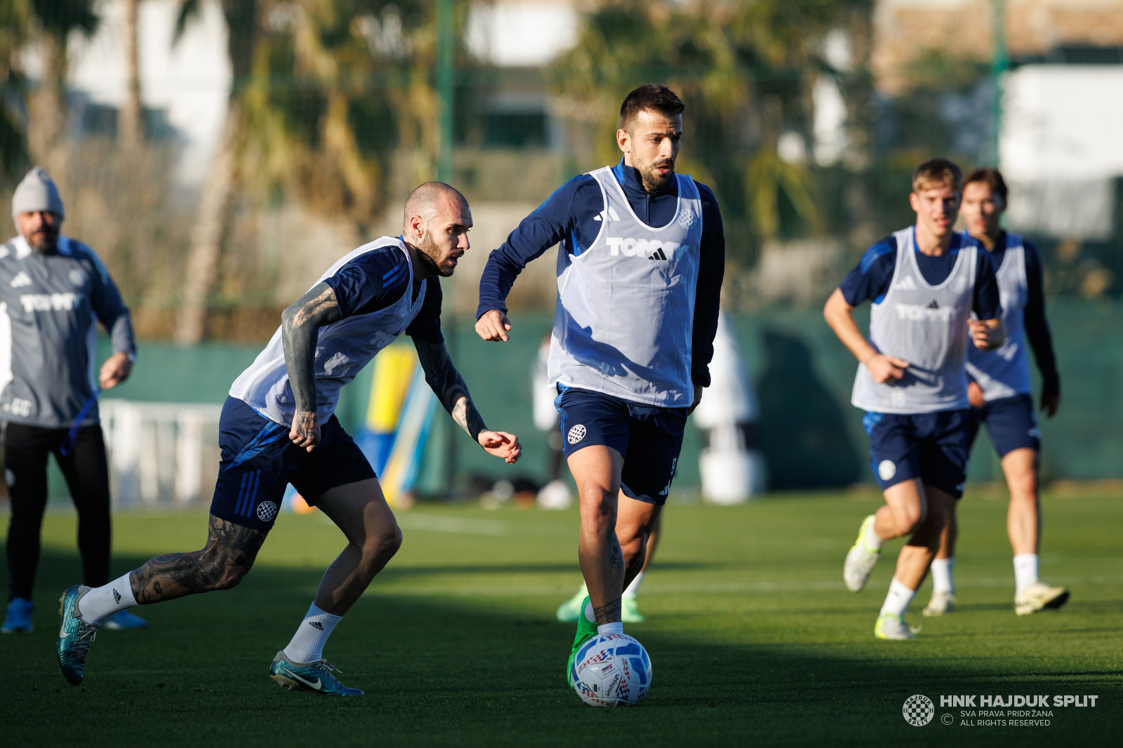 Regeneracijski trening nakon prve utakmice u Španjolskoj