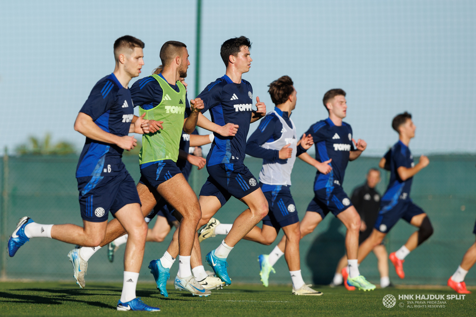 Regeneracijski trening nakon prve utakmice u Španjolskoj