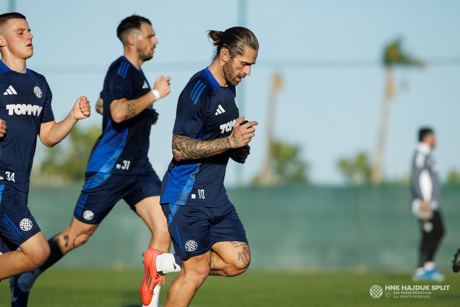 Regeneracijski trening nakon prve utakmice u Španjolskoj