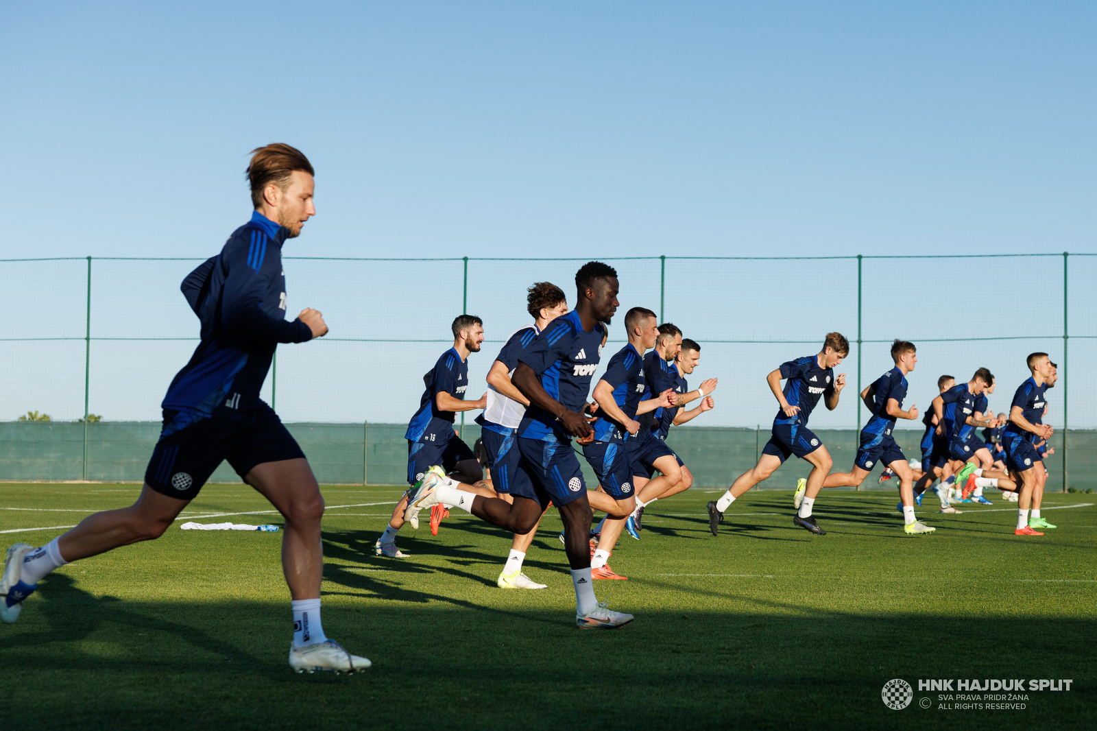 Regeneracijski trening nakon prve utakmice u Španjolskoj