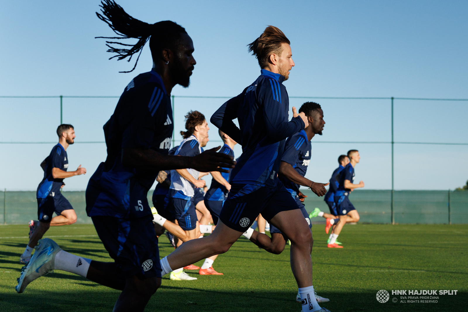 Regeneracijski trening nakon prve utakmice u Španjolskoj