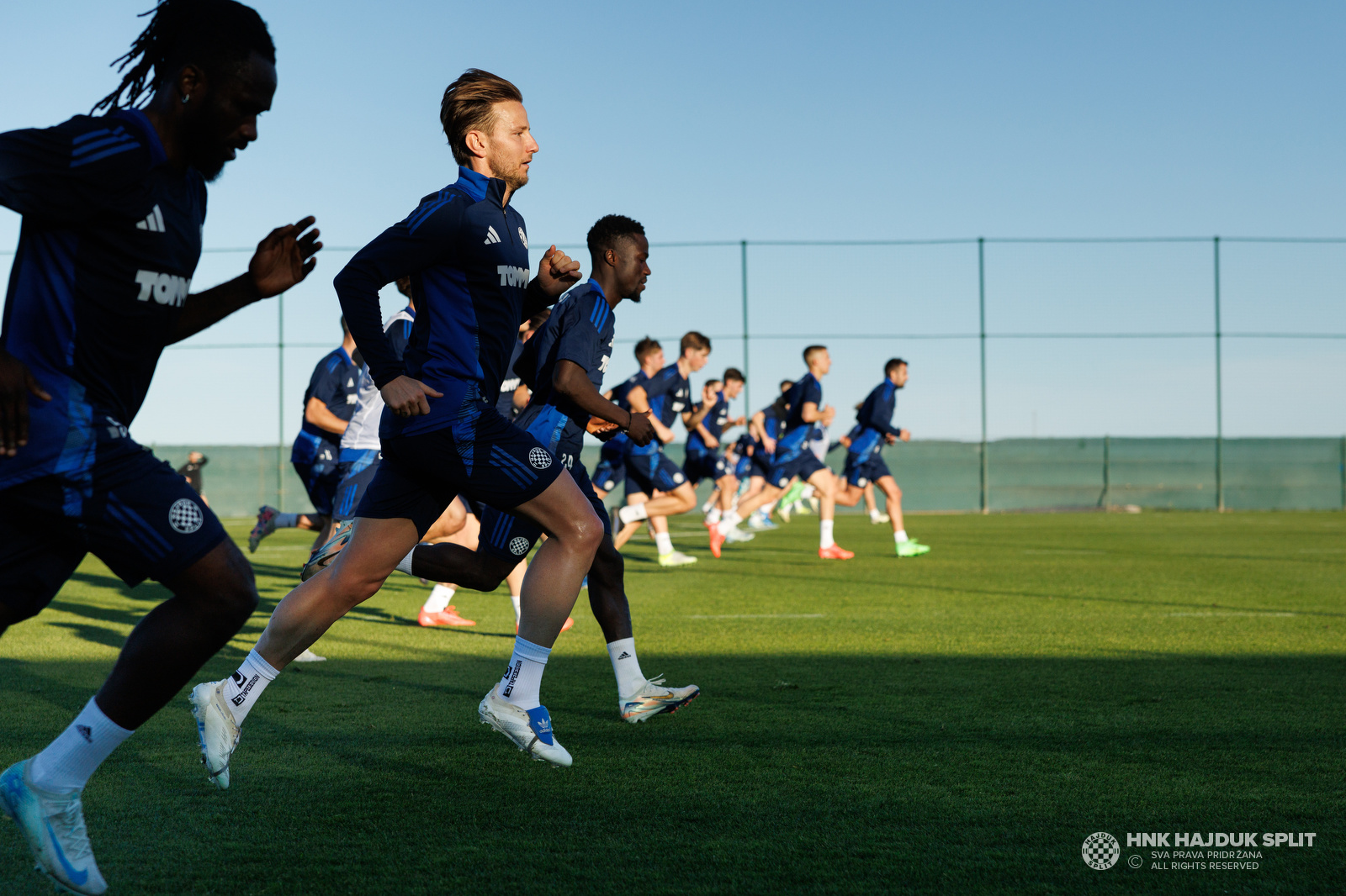 Regeneracijski trening nakon prve utakmice u Španjolskoj