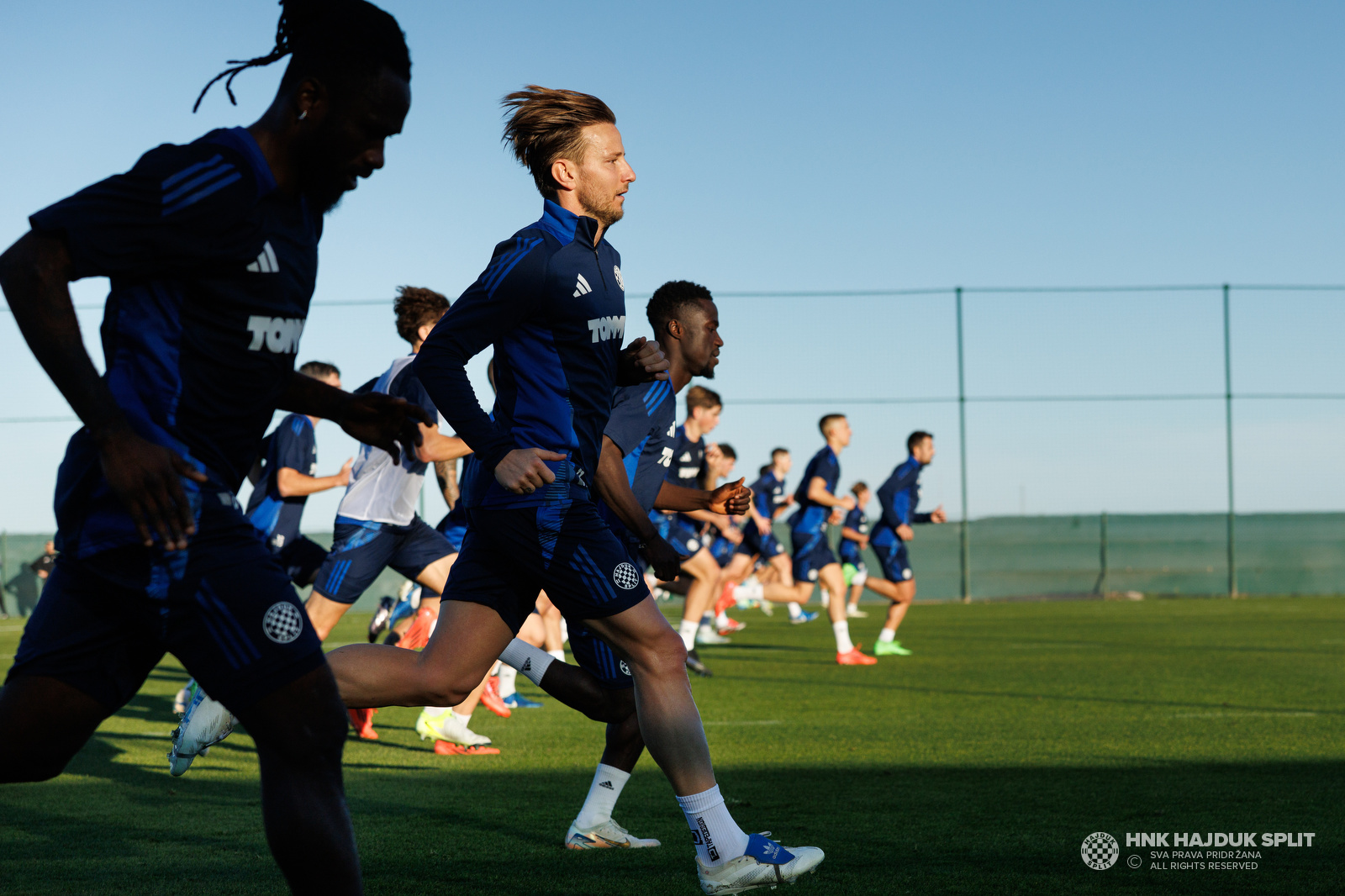 Regeneracijski trening nakon prve utakmice u Španjolskoj