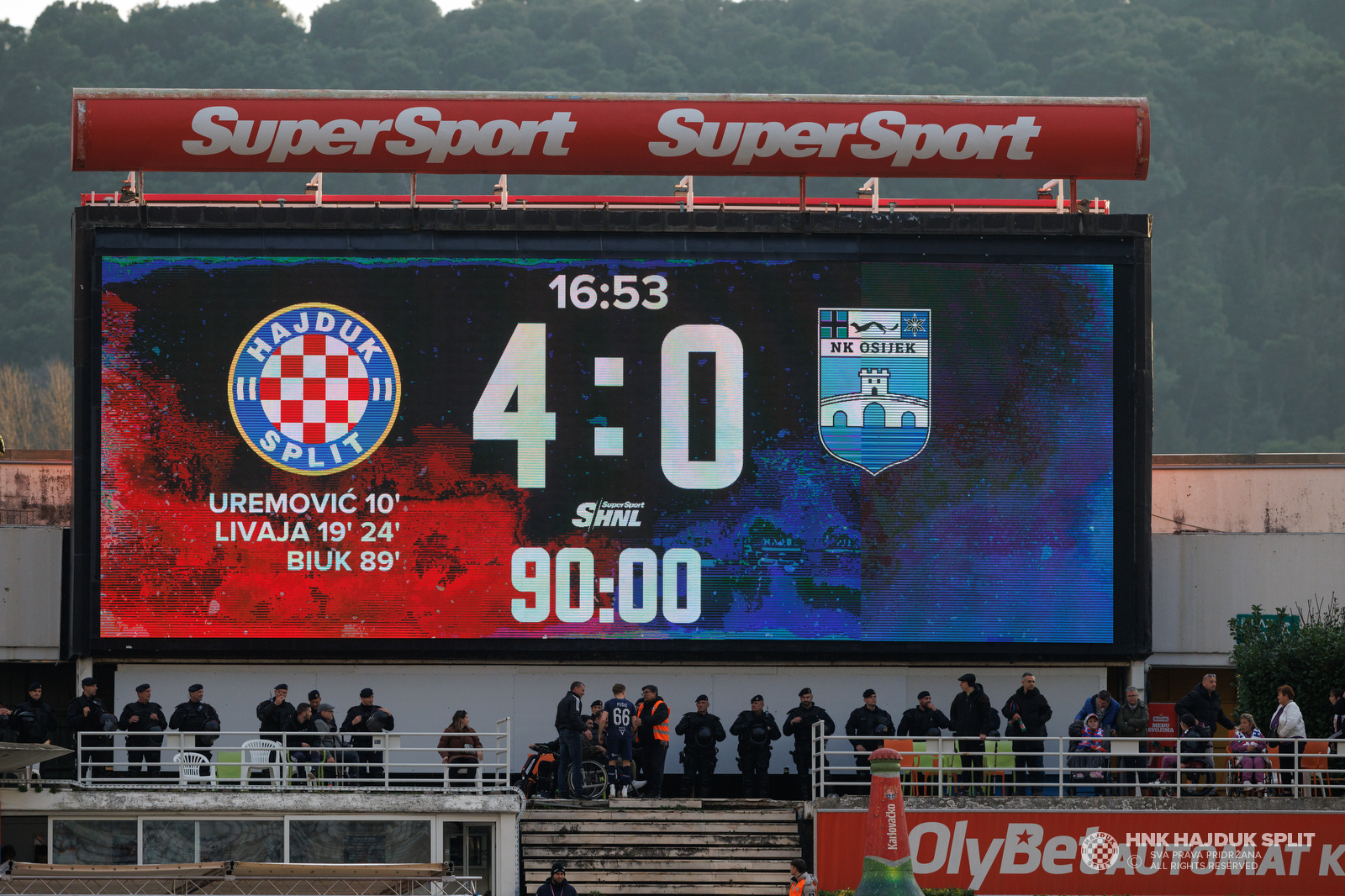 Hajduk - Osijek 4:0