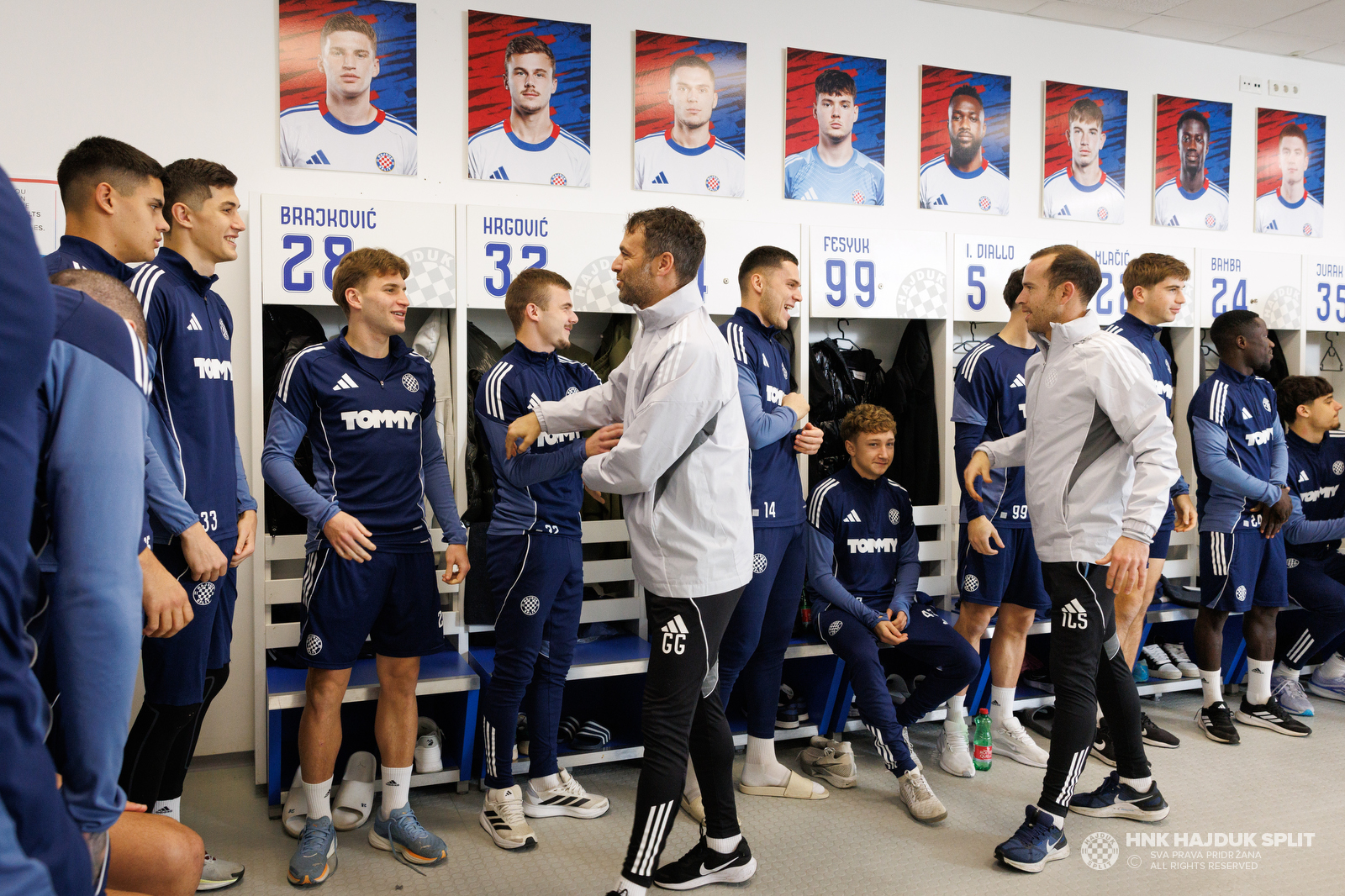 Okupljanje prve momčadi na početku priprema za nastavak sezone