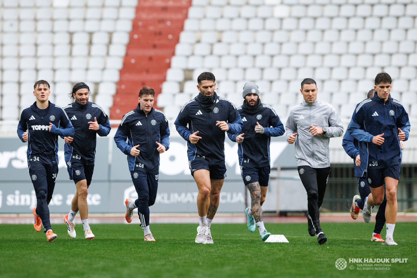 Prvi trening u sklopu zimskih priprema