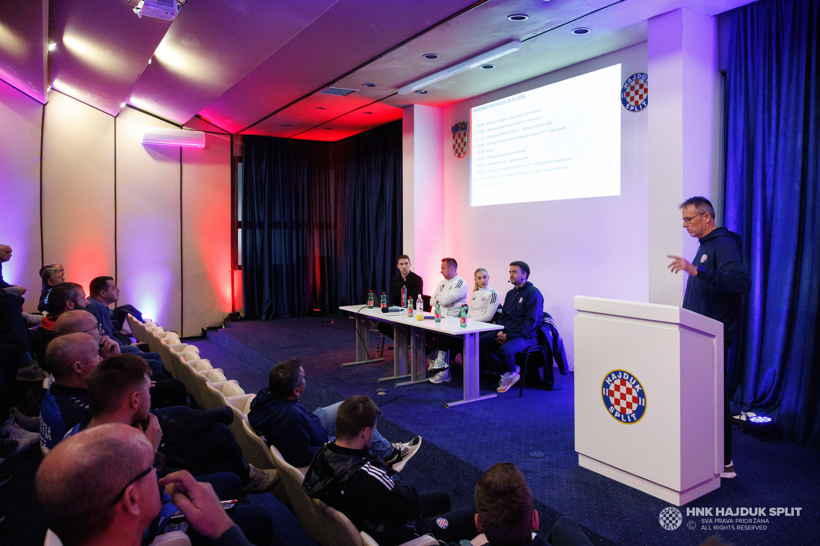 Na Poljudu održane edukacije i pokazni treninzi za trenere klubova partnera