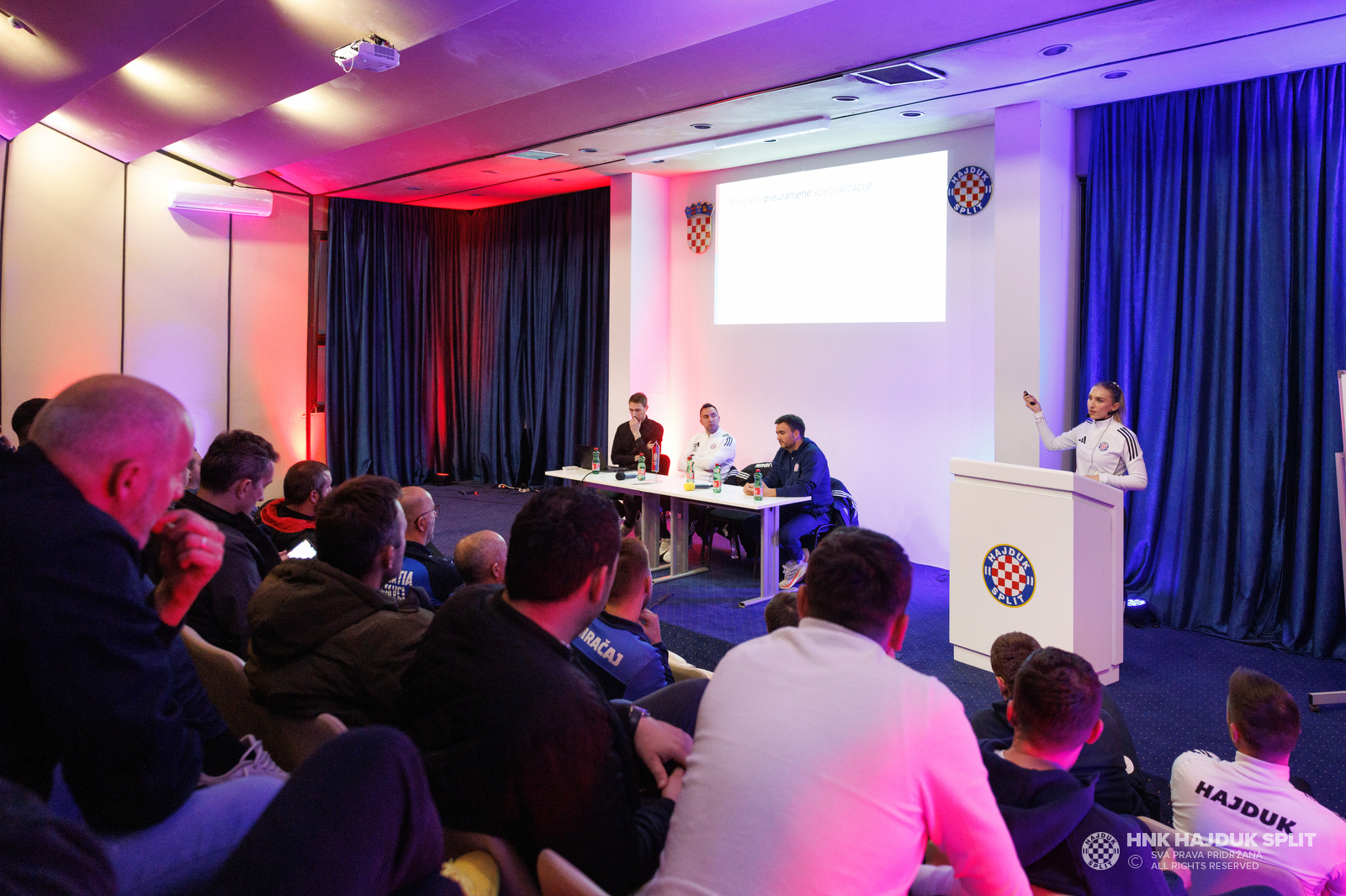 Na Poljudu održane edukacije i pokazni treninzi za trenere klubova partnera