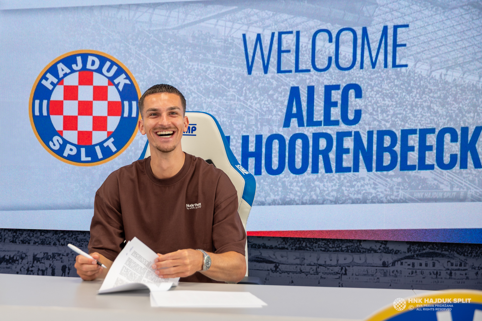Alec Van Hoorenbeeck novi je igrač Hajduka!