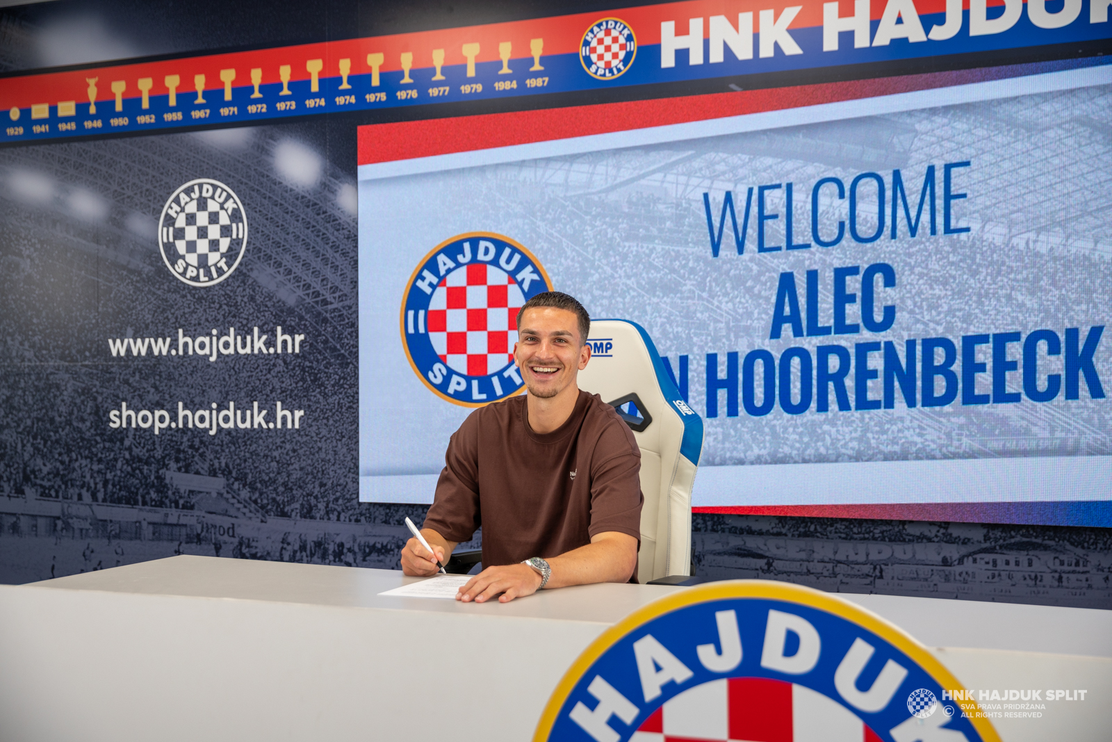 Alec Van Hoorenbeeck novi je igrač Hajduka!