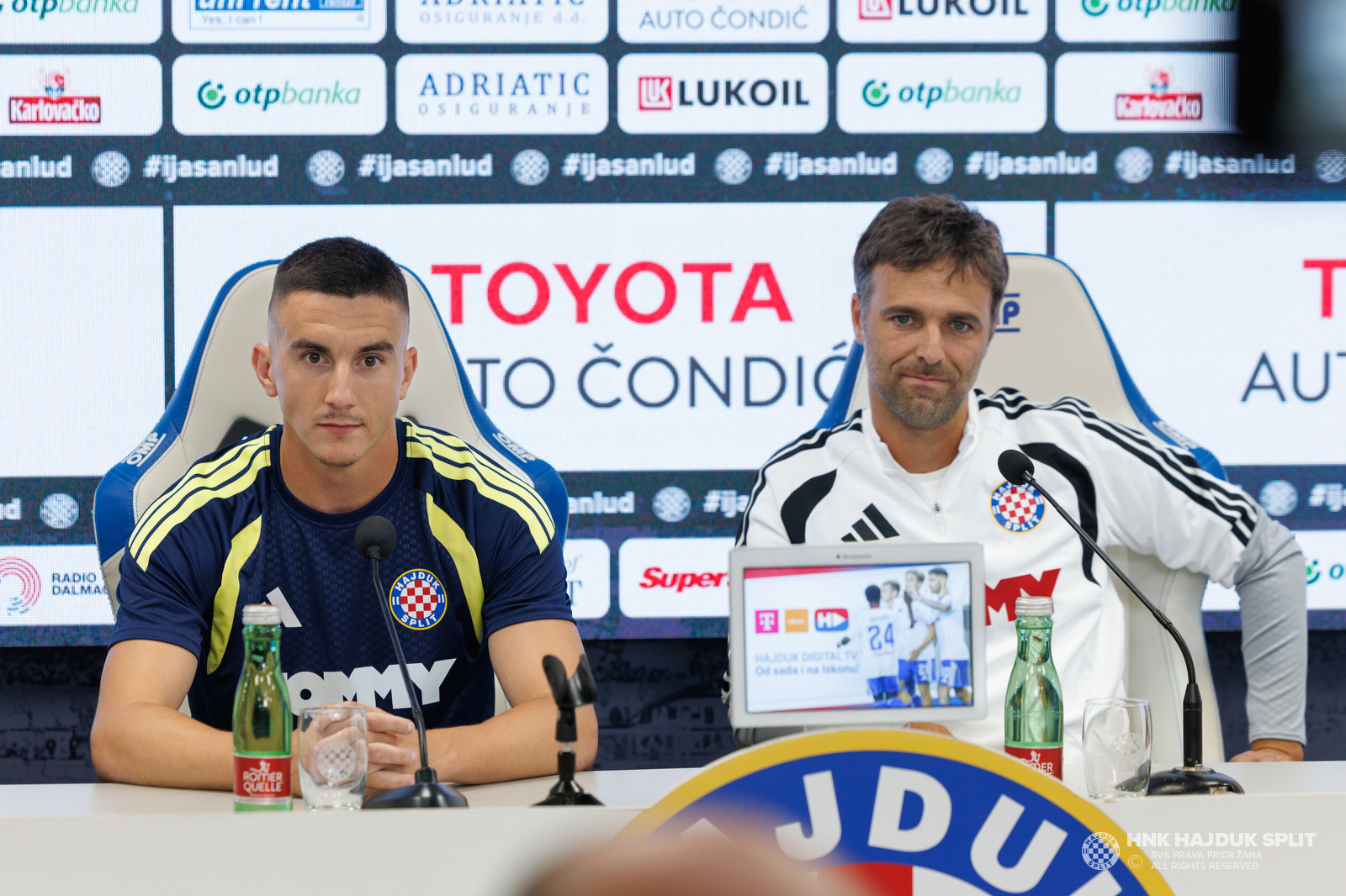 Konferencija za medije uoči utakmice sa Žilinom na Poljudu