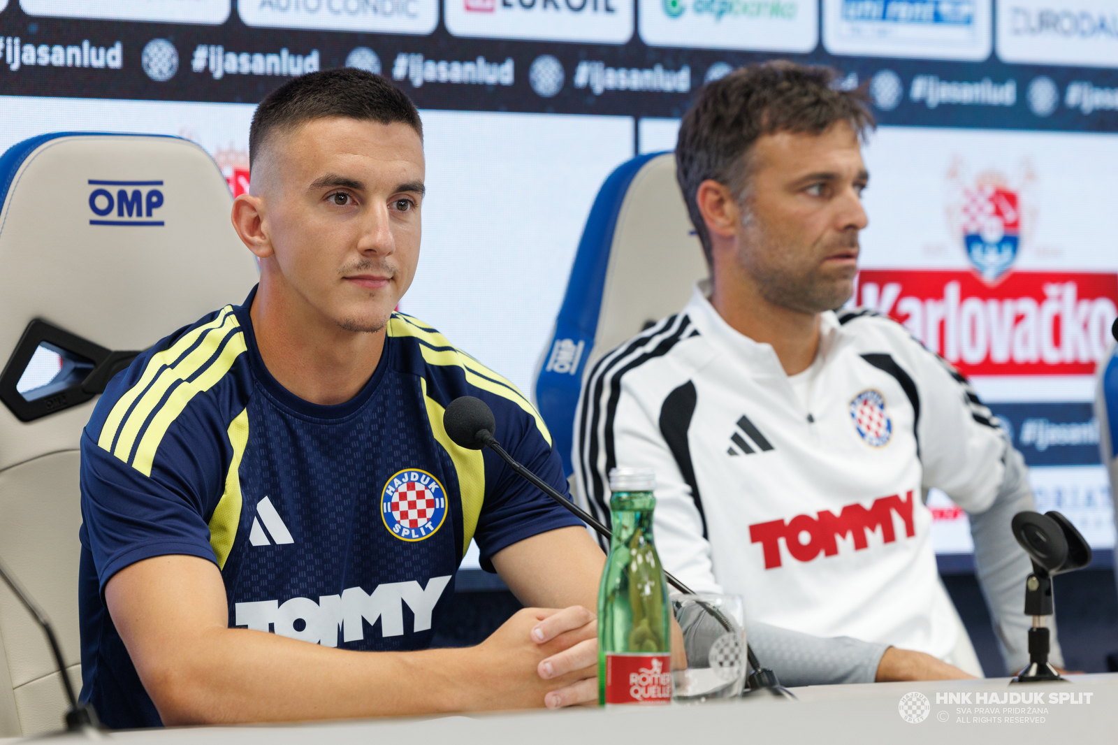 Konferencija za medije uoči utakmice sa Žilinom na Poljudu