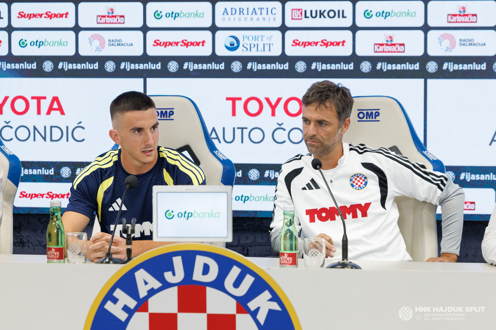 Konferencija za medije uoči utakmice sa Žilinom na Poljudu