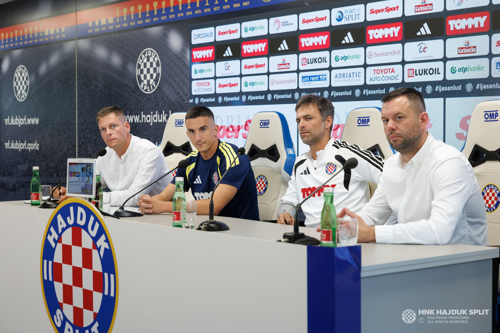 Konferencija za medije uoči utakmice sa Žilinom na Poljudu