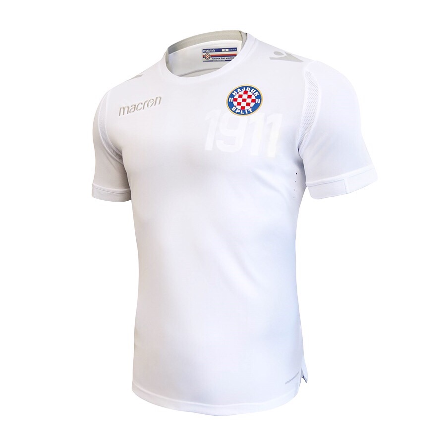 HNK Hajduk Split Core Football Club T-Shirt (White)