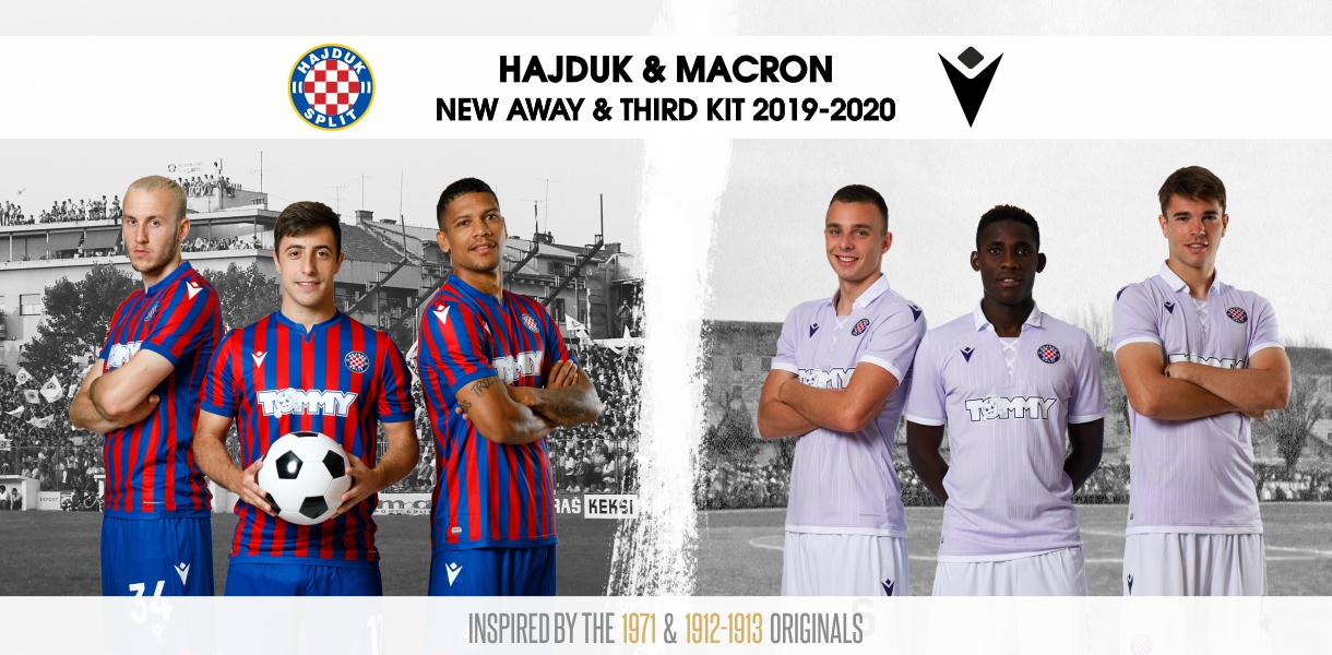 Hajduk Split 23/24 Authentic Home Jersey by Macron