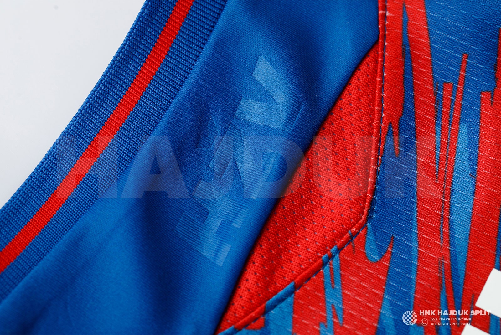 Red & Blue with a broken effect in the new Hajduk Split away kit by Macron!