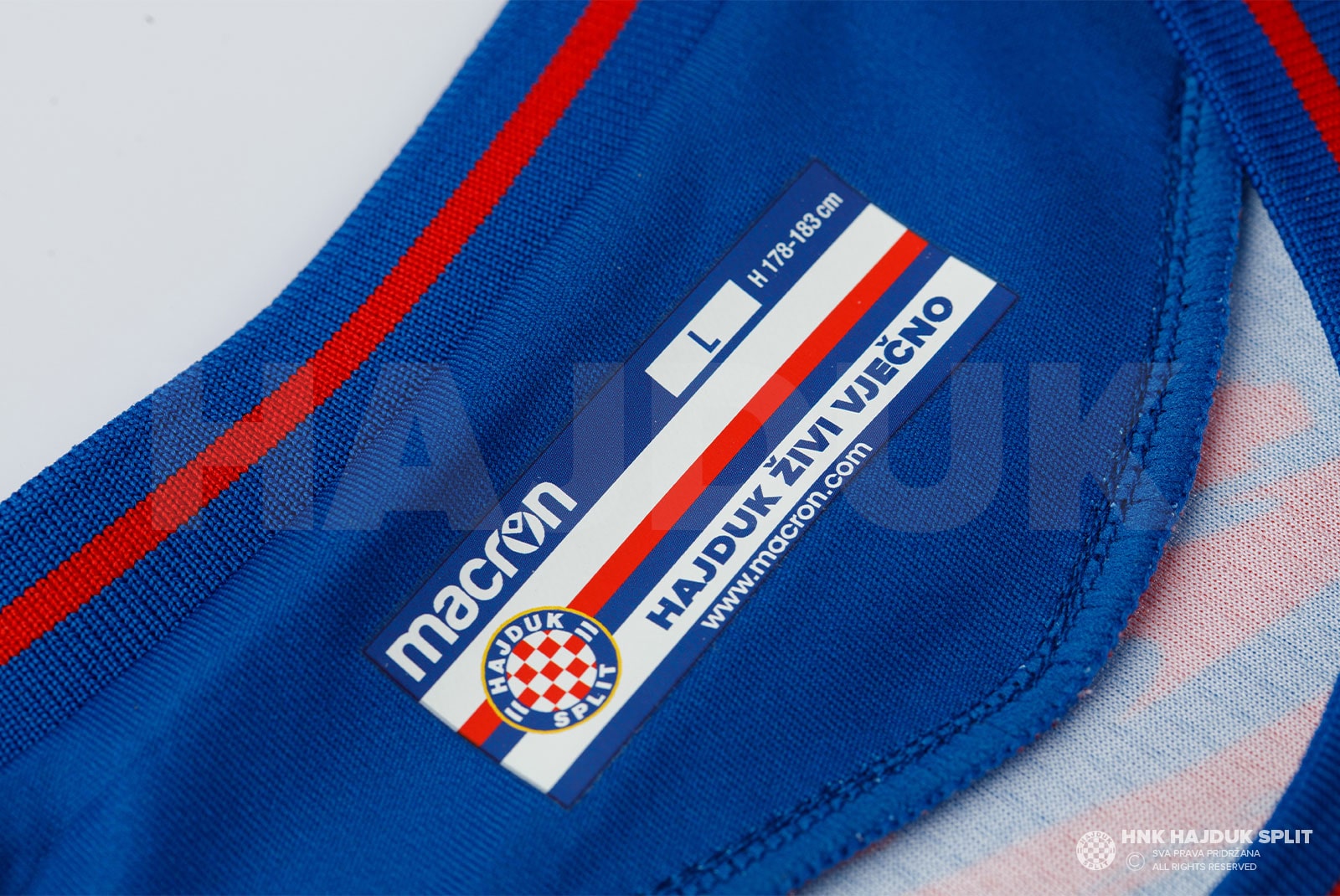 Macron, Shirts, Hajduk Split Macron Jersey 26 White Home Soccer Futbol  Croatia Shirt Mens Xs