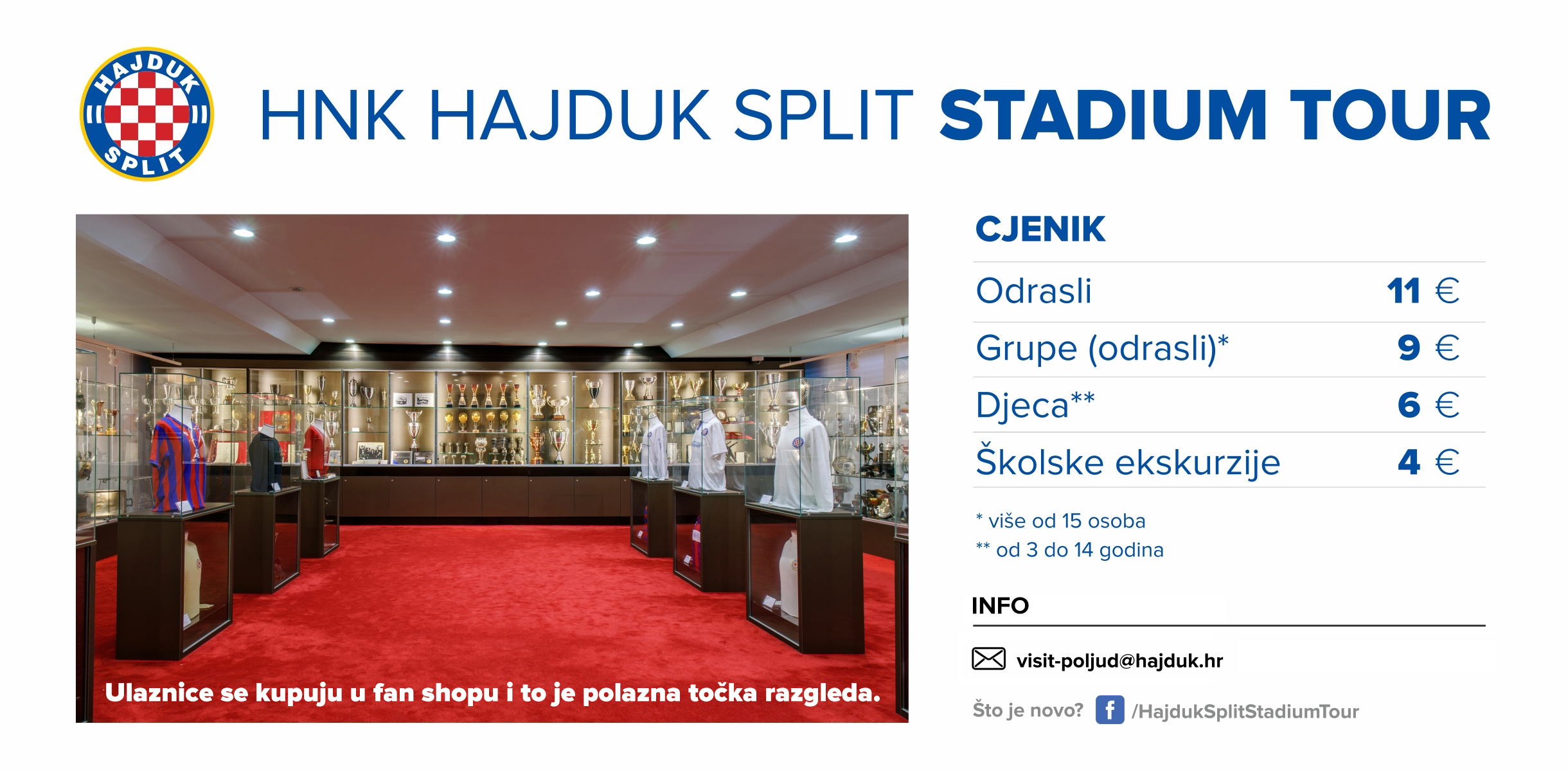 Hajduk stadium tour
