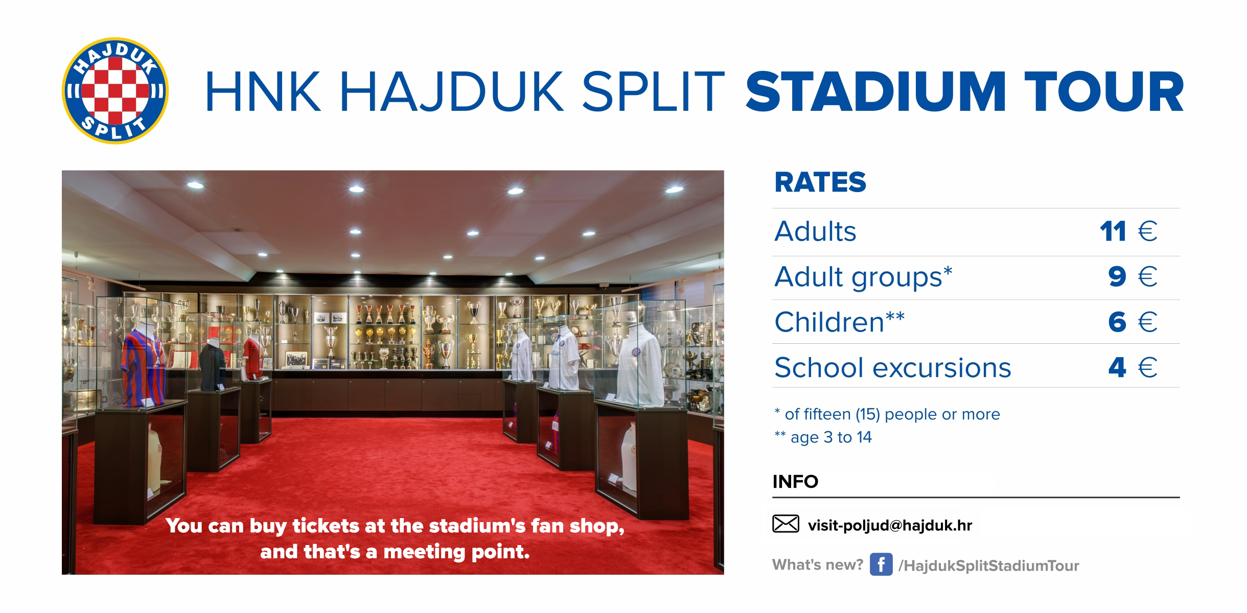 Hajduk stadium tour