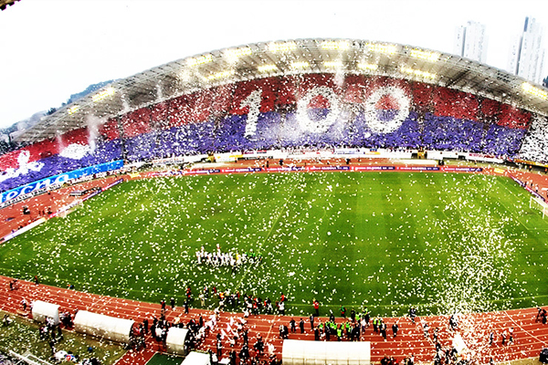 100K Hajduk Members Spectacularly Marked at Poljud with Choreography and  Derby Win against Dinamo! - Total Croatia