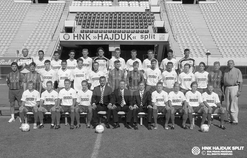 NK Hajduk Split team group in 1975-76.