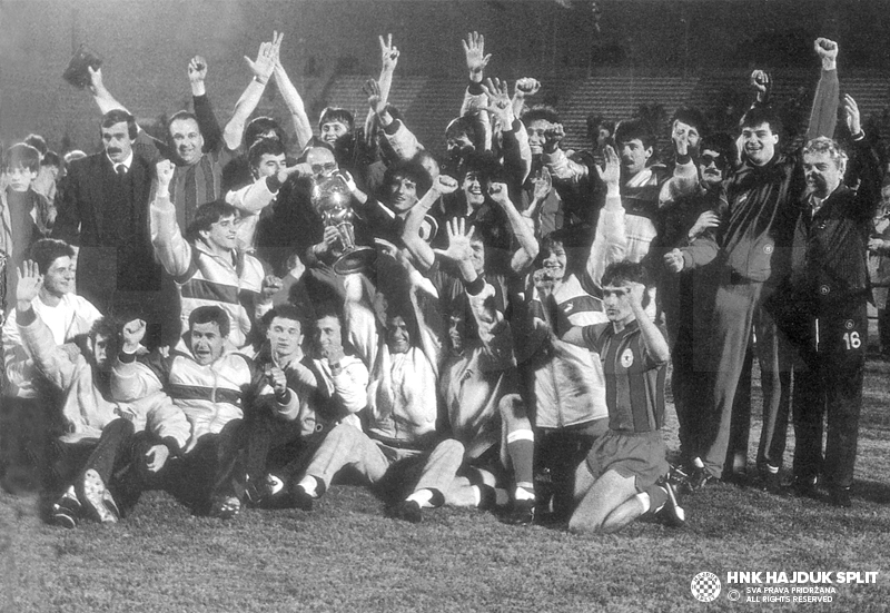 Hajduk Split vs. HNK Rijeka 1986-1987