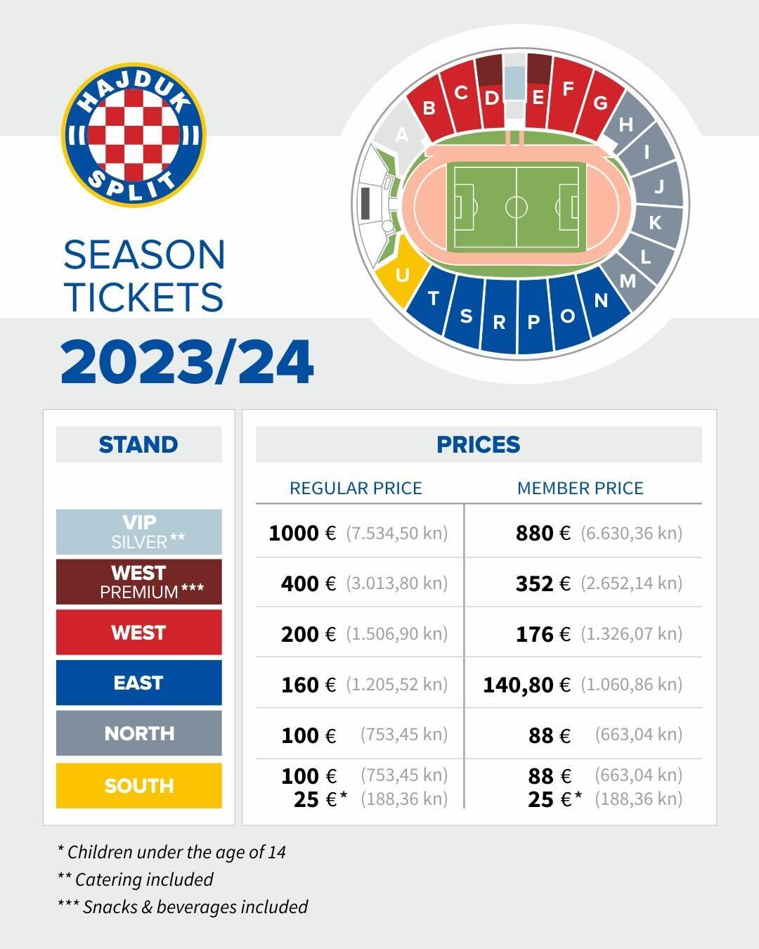 Buy Hajduk Split Tickets 2023/24