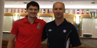 Srdačan susret trenera Peyreka i novog igrača Lokomotiva