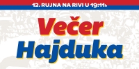 U četvrtak u 19:11 sati "Večer Hajduka" na splitskoj rivi