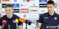 Hajduk's "Jewels" Pašalić and Bašić Meet the Press