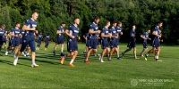 Hajduk's first training session in Slovenia