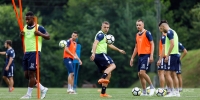 Pre-season preparations, day 18: Four players training separately
