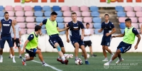 Hajduk preparing for the match in Zaprešić