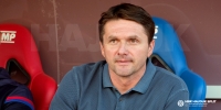 Coach Oreščanin after the victory over Slaven Belupo