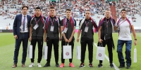 Trofejni Dino Sinovčić i srebrni članovi U-19 futsal reprezentacije posebni gosti HNK Hajduk
